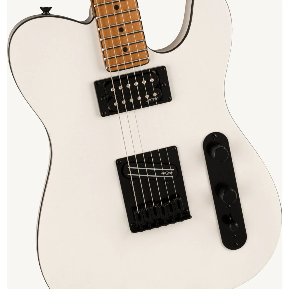 Squier Contemporary Telecaster RH Roasted MN, Pearl White - Image 3