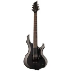 ESP LTD F Black Metal Electric Guitar In Black Satin