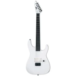 ESP LTD M-HT Arctic Metal Guitar, Snow White Satin