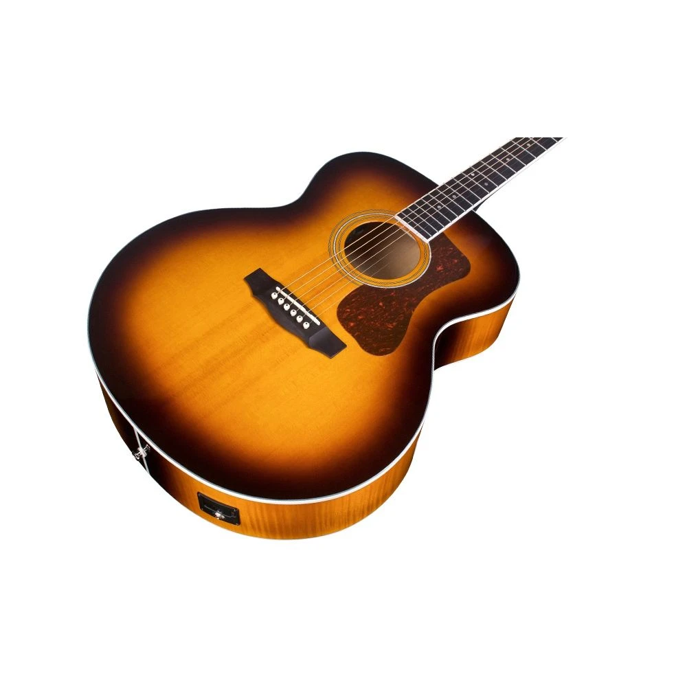 Guild F-250E Deluxe Maple Electro Acoustic, Antique Burst Gloss - Image 3