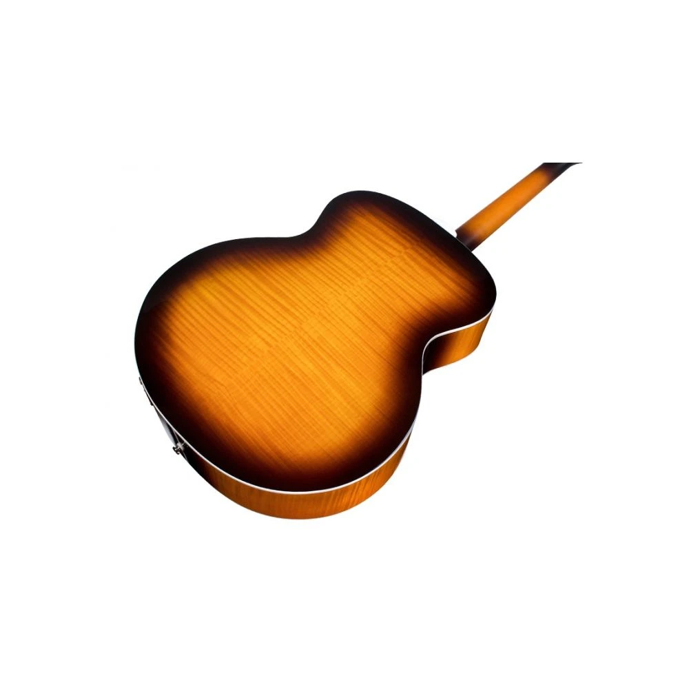 Guild F-250E Deluxe Maple Electro Acoustic, Antique Burst Gloss - Image 4