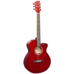 Brunswick Slimline Auditorium Cutaway Electro Acoustic Dark Red Gloss