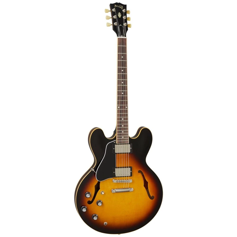 Gibson ES-335 Left-handed Guitar, Vintage Burst