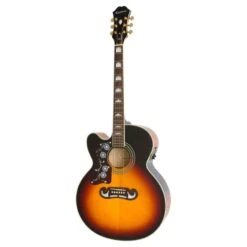 Epiphone EJ-200SCE Left Handed Electro Acoustic, Vintage Sunburst