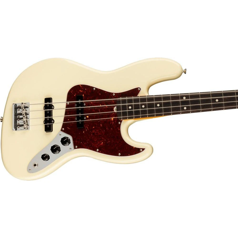 Fender American Professional II Jazz Bass RW, Olympic White - Image 3