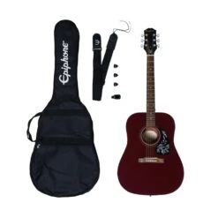 Epiphone Starling Acoustic Guitar Player Pack, Wine Red