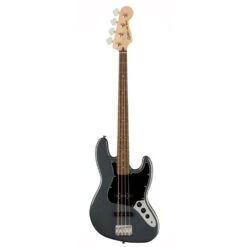 Squier Affinity Jazz Bass LRL Black PG, Charcoal Frost Metallic