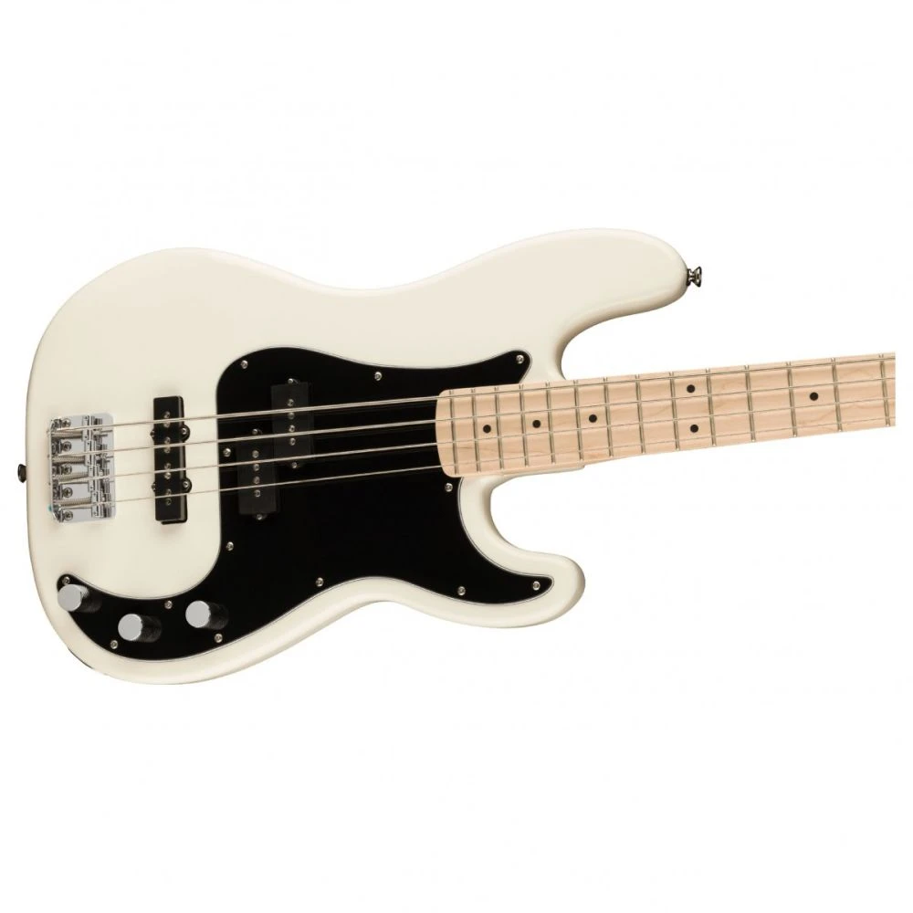 Squier Affinity Precision Bass PJ MN, Black PG, Olympic White - Image 3