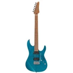 Ibanez MM1-TAB Martin Miller Signature Guitar, Trans Aqua Blue
