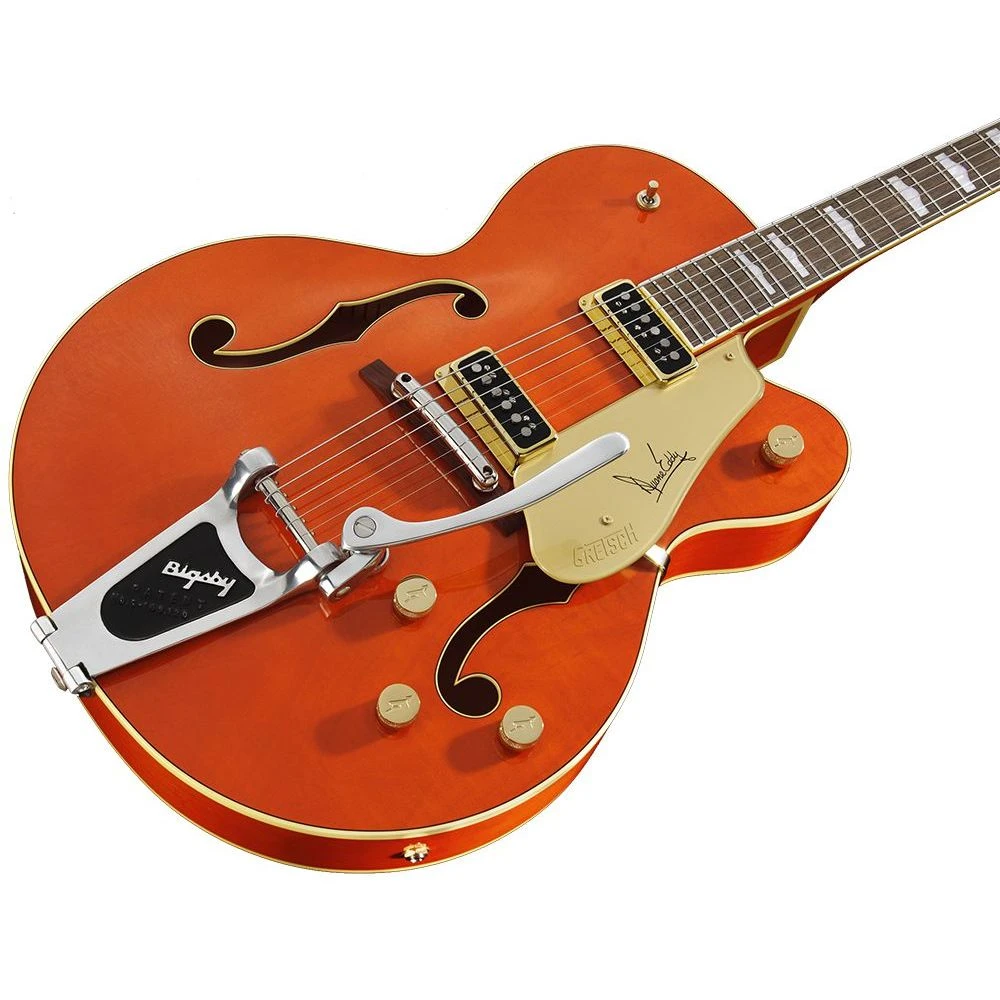 Gretsch G6120DE Duane Eddy Signature Hollow Body Guitar, Desert Sunrise - Image 3