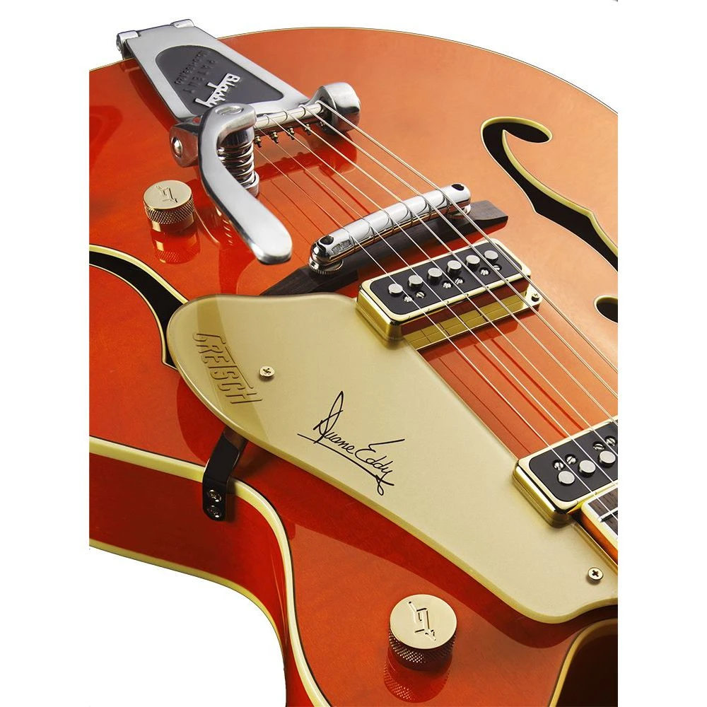 Gretsch G6120DE Duane Eddy Signature Hollow Body Guitar, Desert Sunrise - Image 4