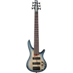 Ibanez SR606E 6 String Bass Cosmic Blue Starburst Flat