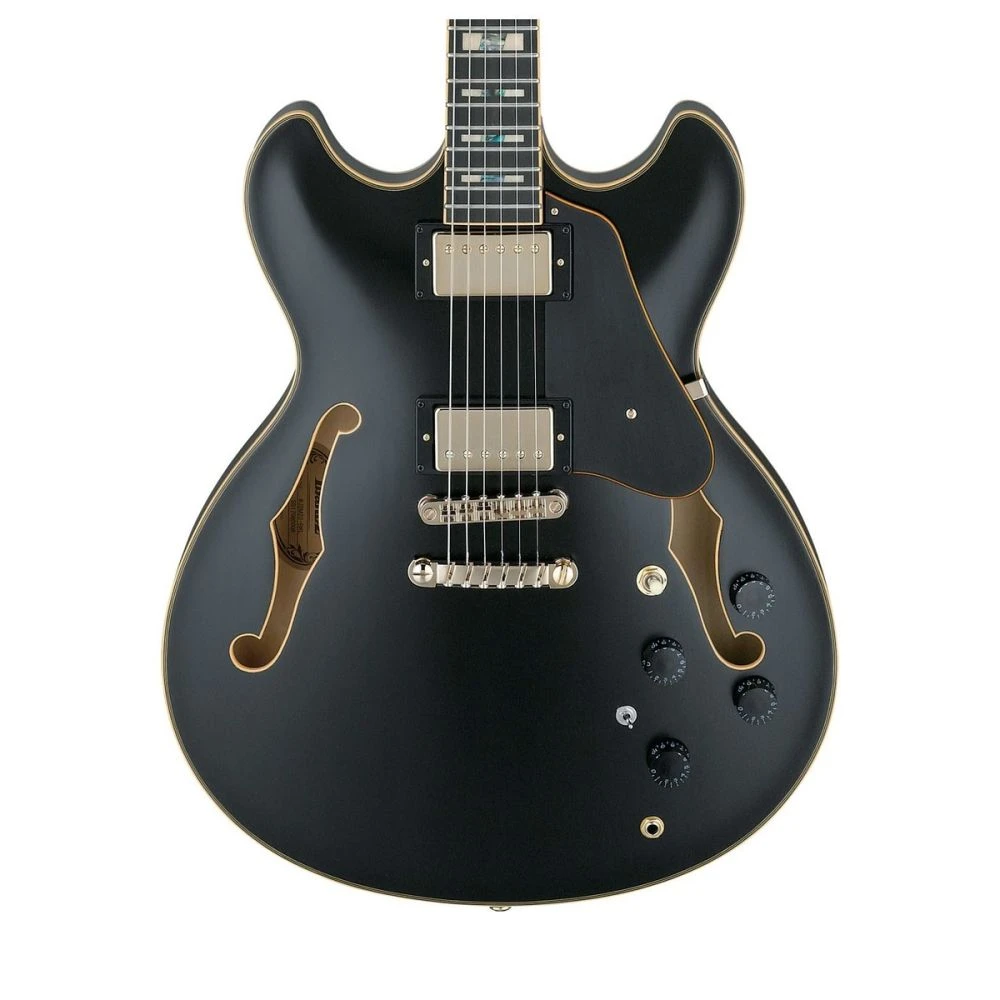 Ibanez JSM20 John Scofield Electric Guitar, Black - Image 2