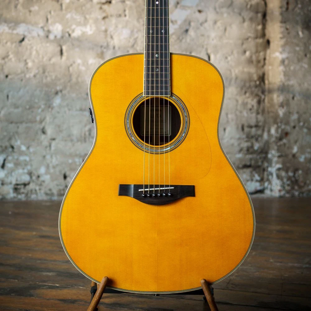 Yamaha LL-TA TransAcoustic Electro Guitar In Natural Finish - Image 3