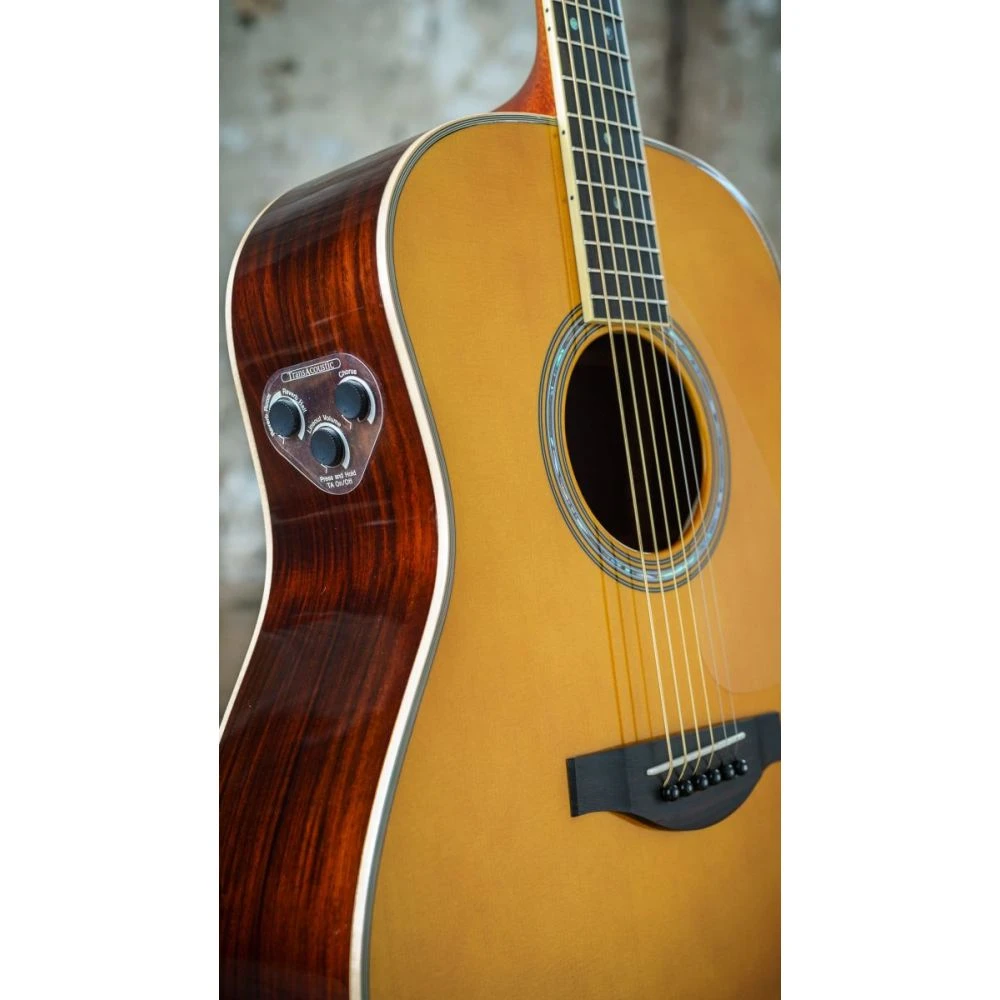 Yamaha LL-TA TransAcoustic Electro Guitar In Natural Finish - Image 7