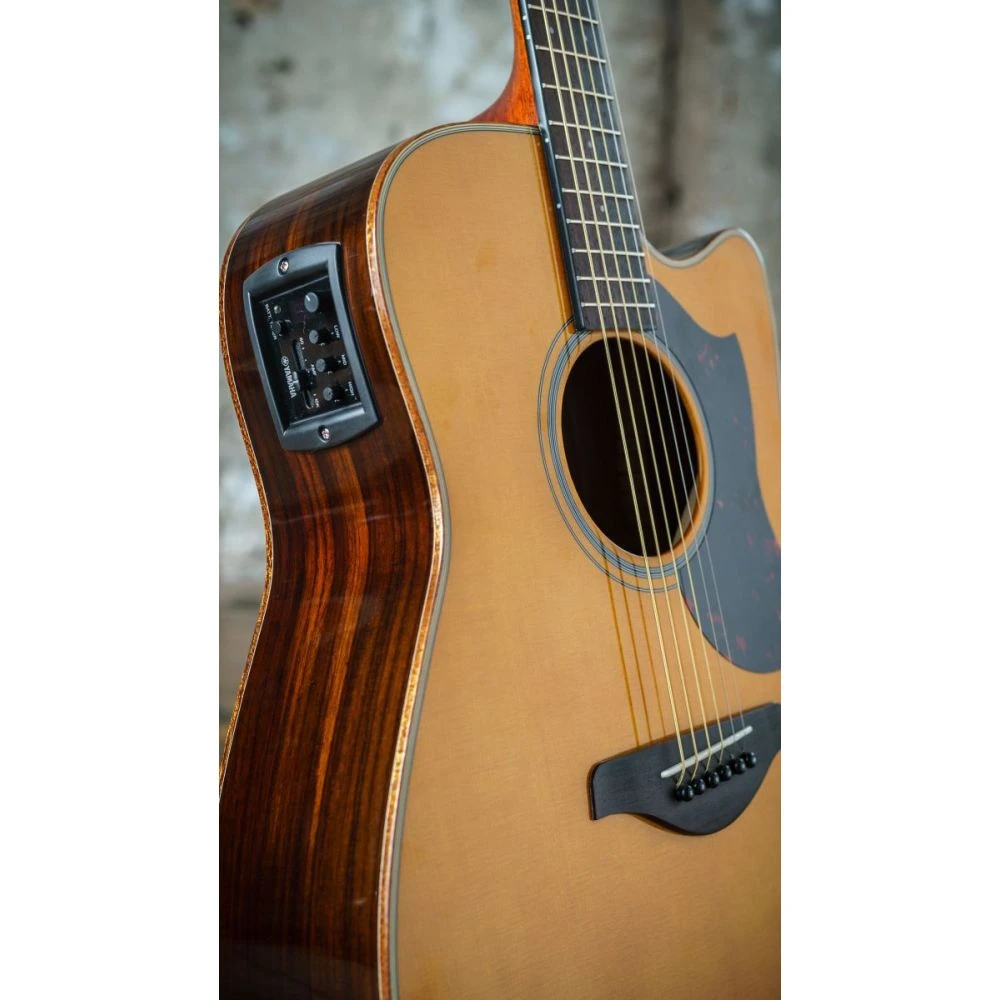 Yamaha A1R MK2 Western Rosewood Electro Acoustic, Vintage Natural - Image 4