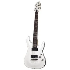 Schecter Demon-7 7-String Electric Guitar, Vintage White