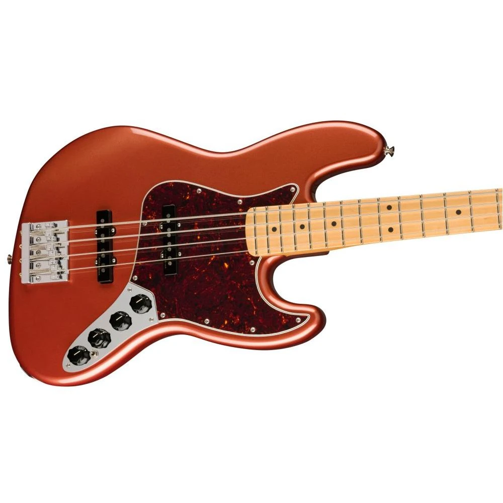 Fender Player Plus Jazz Bass, MN, Aged Candy Apple Red - Image 3