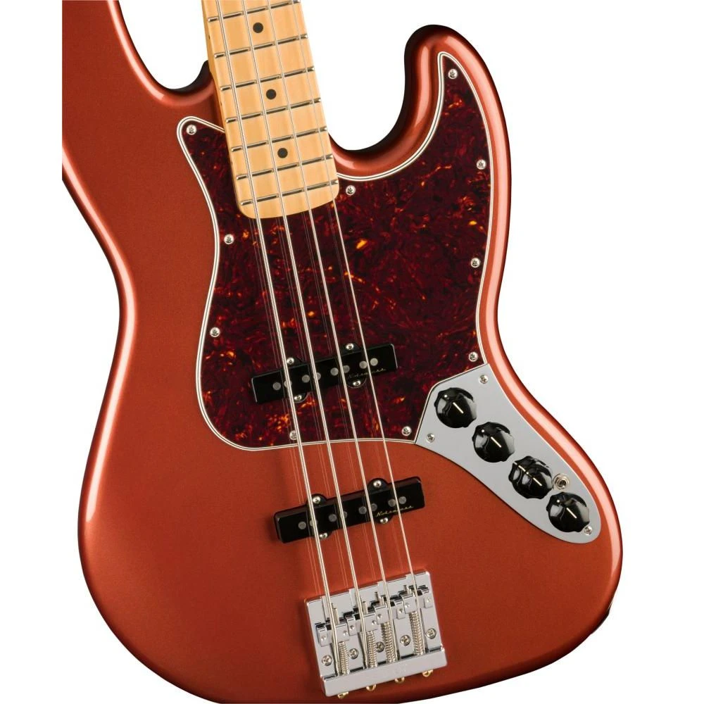 Fender Player Plus Jazz Bass, MN, Aged Candy Apple Red - Image 4