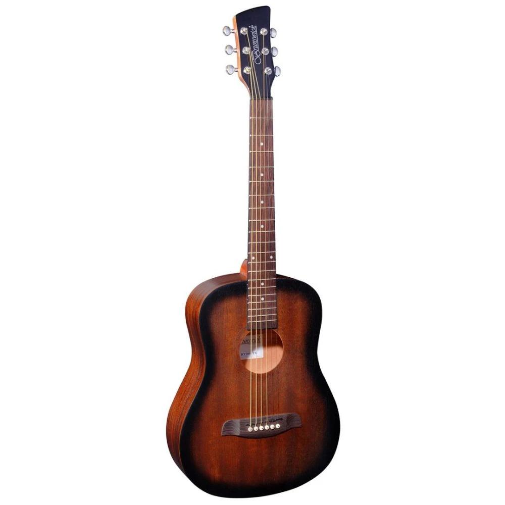 Brunswick Travel Guitar Tobacco Burst Inc Bag - Image 2