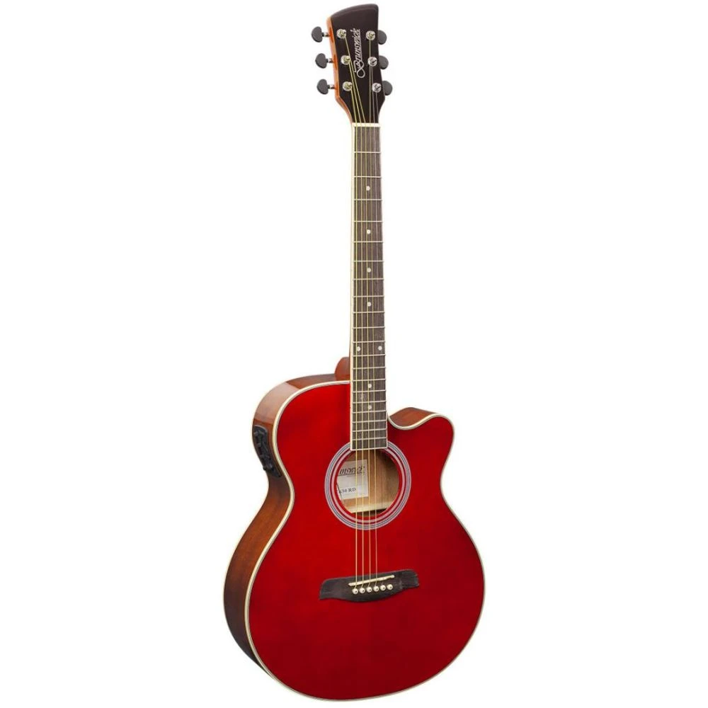 Brunswick Grand Auditorium Cutaway Electro Red