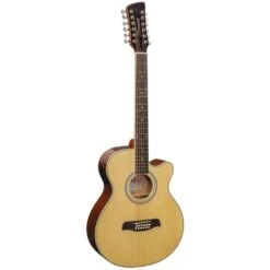 Brunswick Grand Auditorium Cutaway Electro 12 String Natural