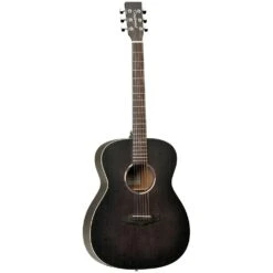 Tanglewood Blackbird Folk Guitar LH, Smokestack Black Satin