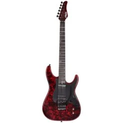 Schecter Sun Valley SS-FR S Electric Guitar, Red Reign