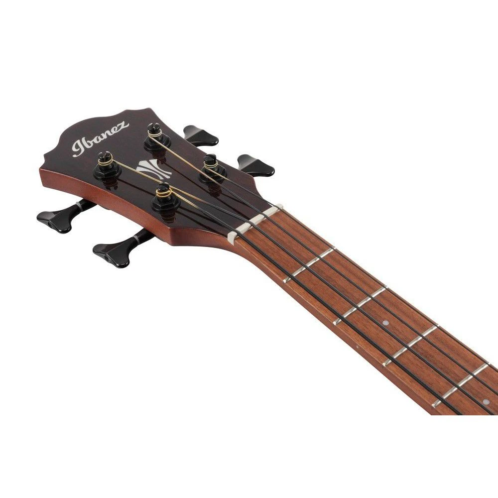 Ibanez Aegb24e Acoustic Bass Guitar, Mahogany Sunburst High Gloss - Image 3