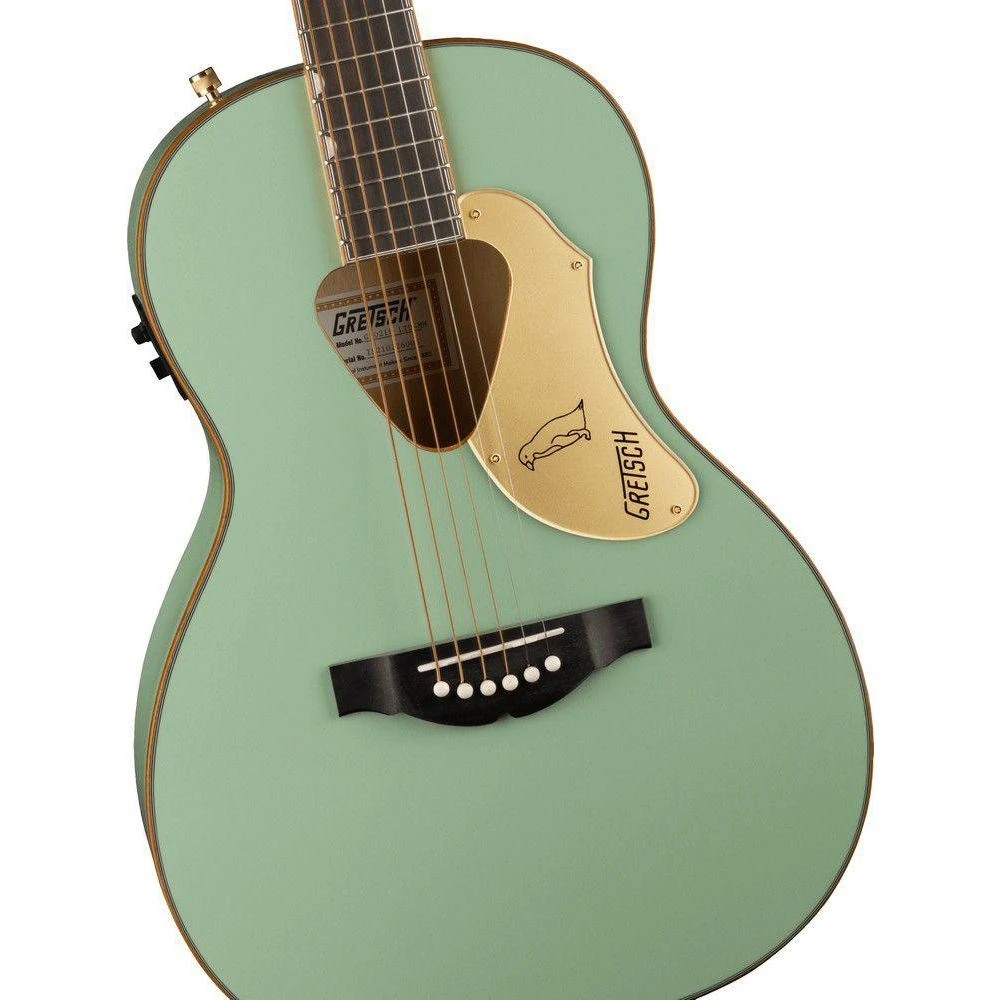 Gretsch G5021e Rancher Penguin Parlor Electro Acoustic, Mint Metallic - Image 4