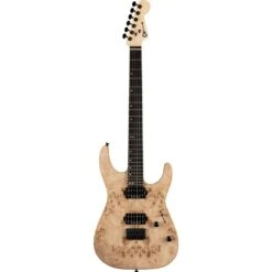 Charvel Pro-mod Dk24 HH HT E Mahogany With Poplar Burl EB, Desert Sand
