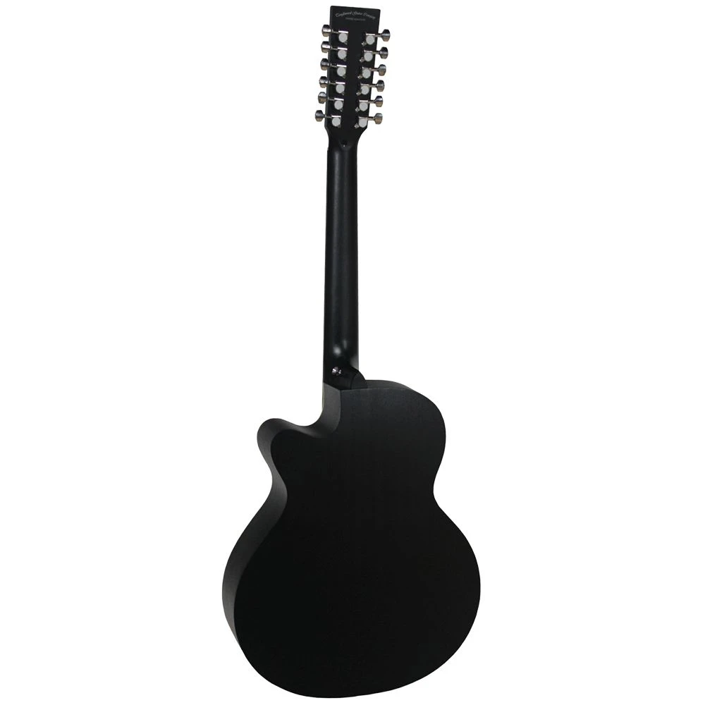 Tanglewood TWBB SFCE 12 String Super Folk Electro Acoustic, Smokestack Black - Image 2