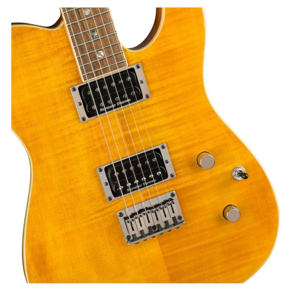 Fender Special Edition Custom Telecaster FMT, Amber - Image 4