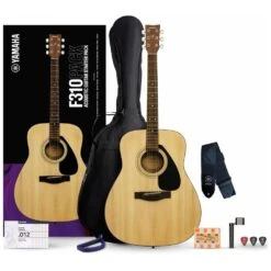 Yamaha F310PII Acoustic Guitar Pack, Natural