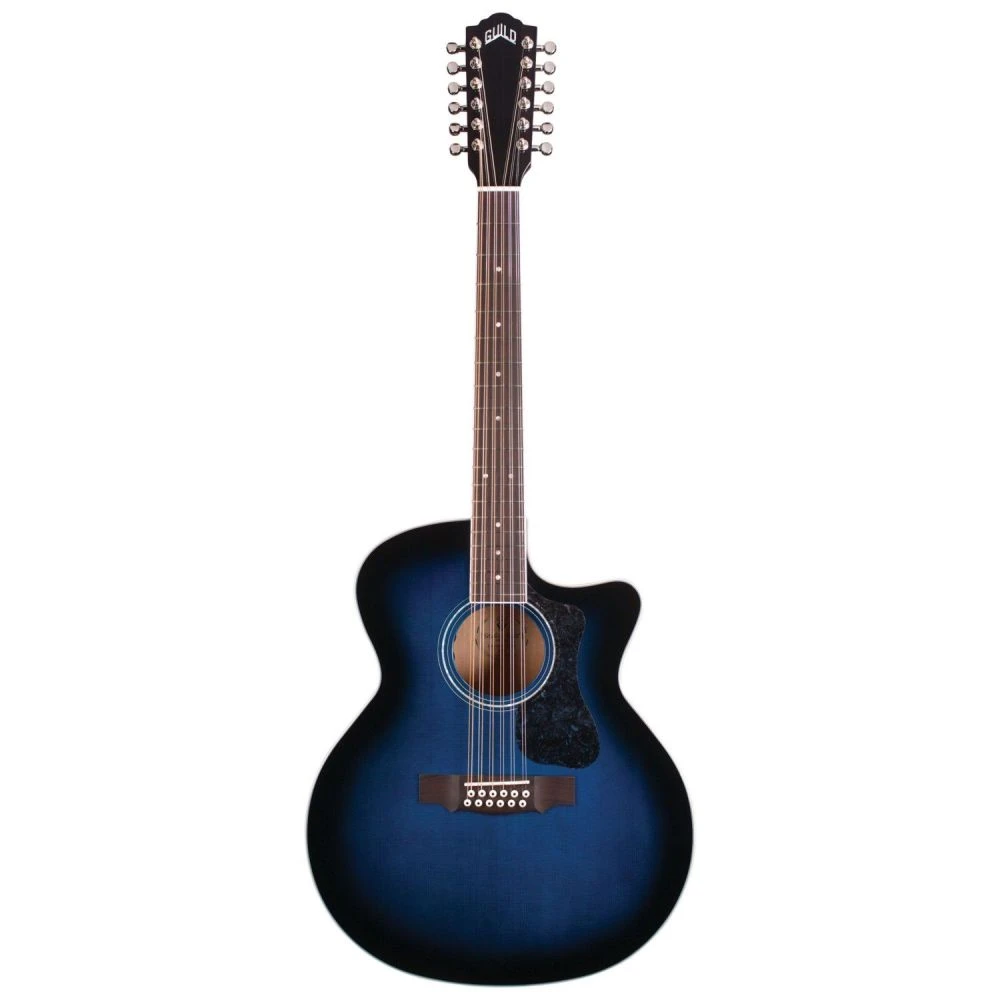 Guild F-2512CE Deluxe 12 String Electro Acoustic, Dark Blue Burst