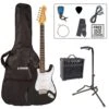 Encore E6 Electric Guitar Outfit, Gloss Black
