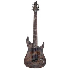 Schecter Omen Elite-7 Multiscale Guitar, Charcoal