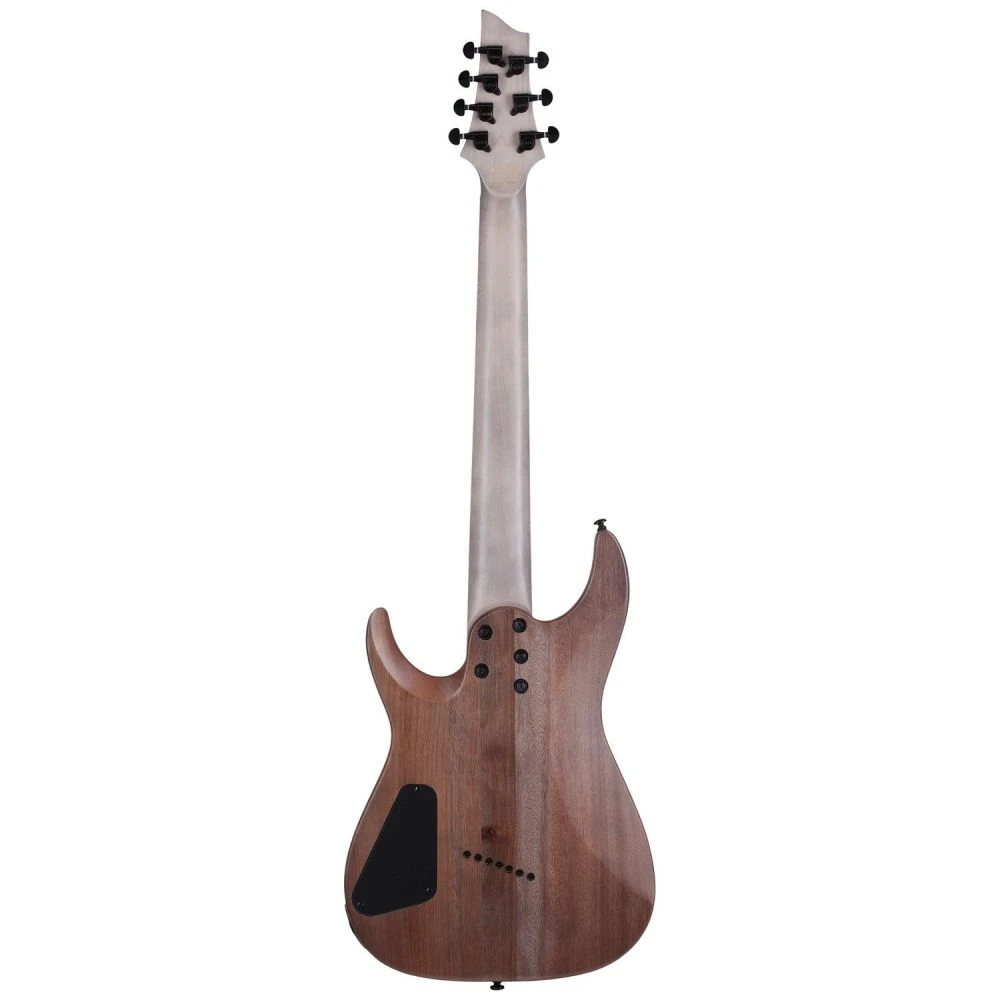 Schecter Omen Elite-7 Multiscale Guitar, Charcoal - Image 2