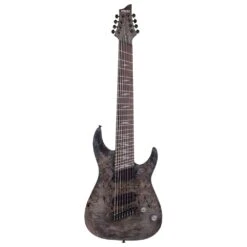 Schecter Omen Elite-8 Multiscale Guitar, Charcoal
