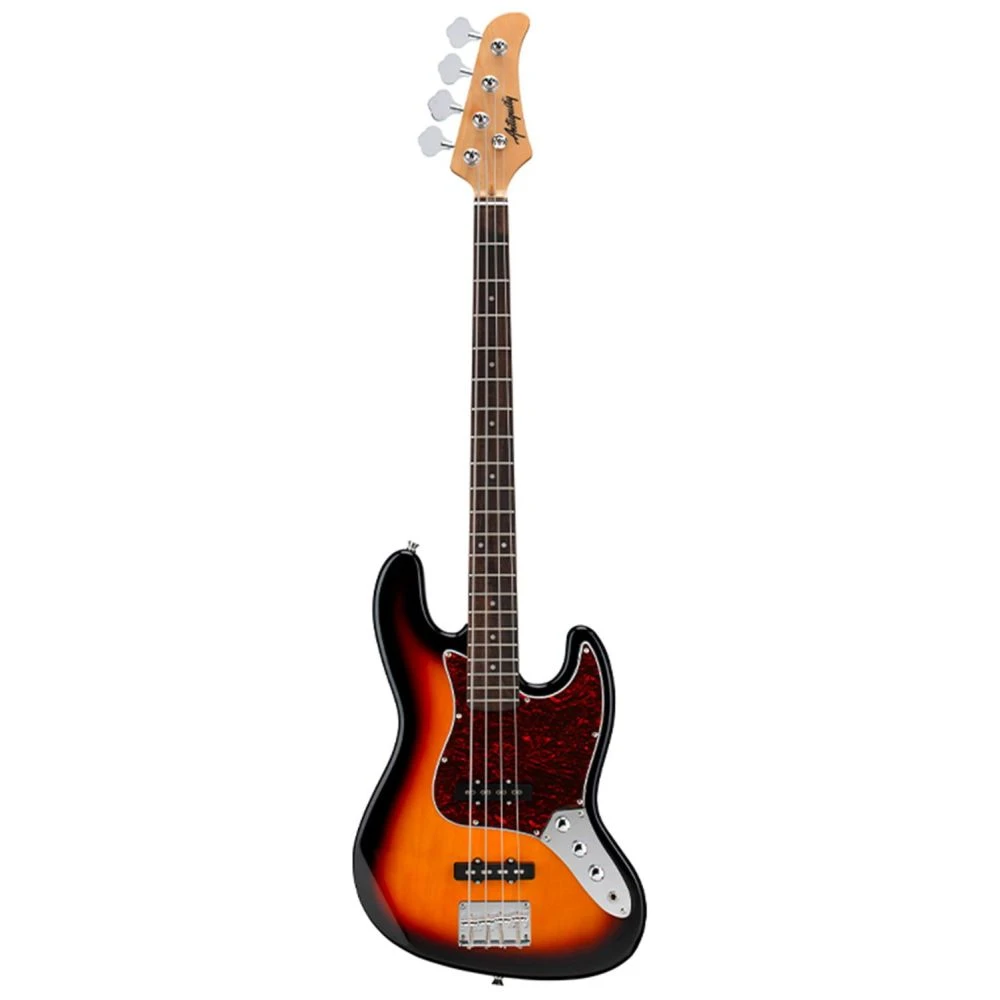 Antiquity JB Bass Guitar Starter Package, 3-Tone Sunburst - Image 2