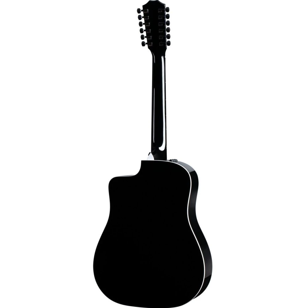 Taylor 250ce-BLK DLX 12-String Electro Acoustic, Black - Image 2