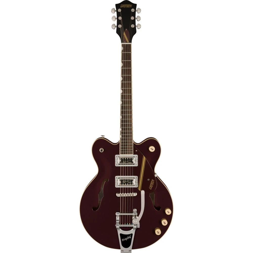 Gretsch G2604t Ltd Edition Streamliner Rally Ii CB W Bigsby, Two-tone Oxblood/Walnut