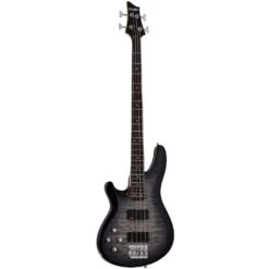 Schecter C-4 Plus Charcoal Burst LH 4 String Bass Guitar