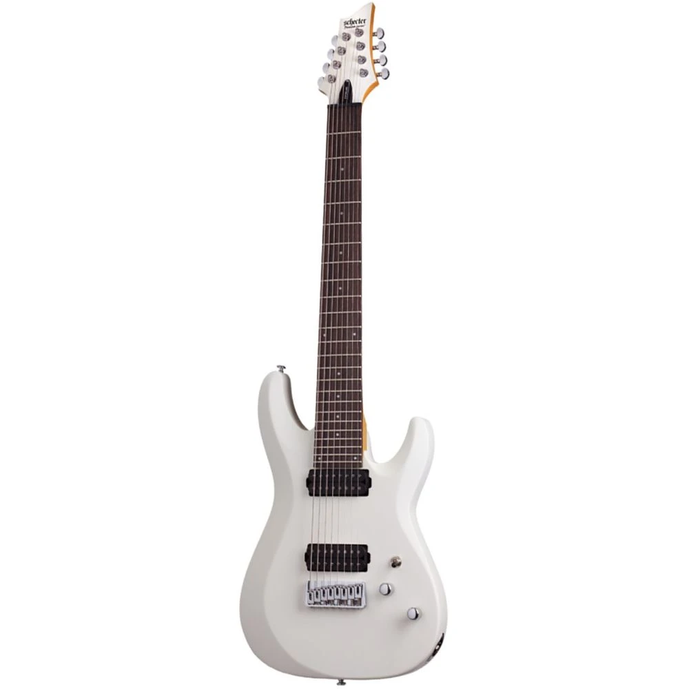 Schecter C-8 Deluxe Satin White