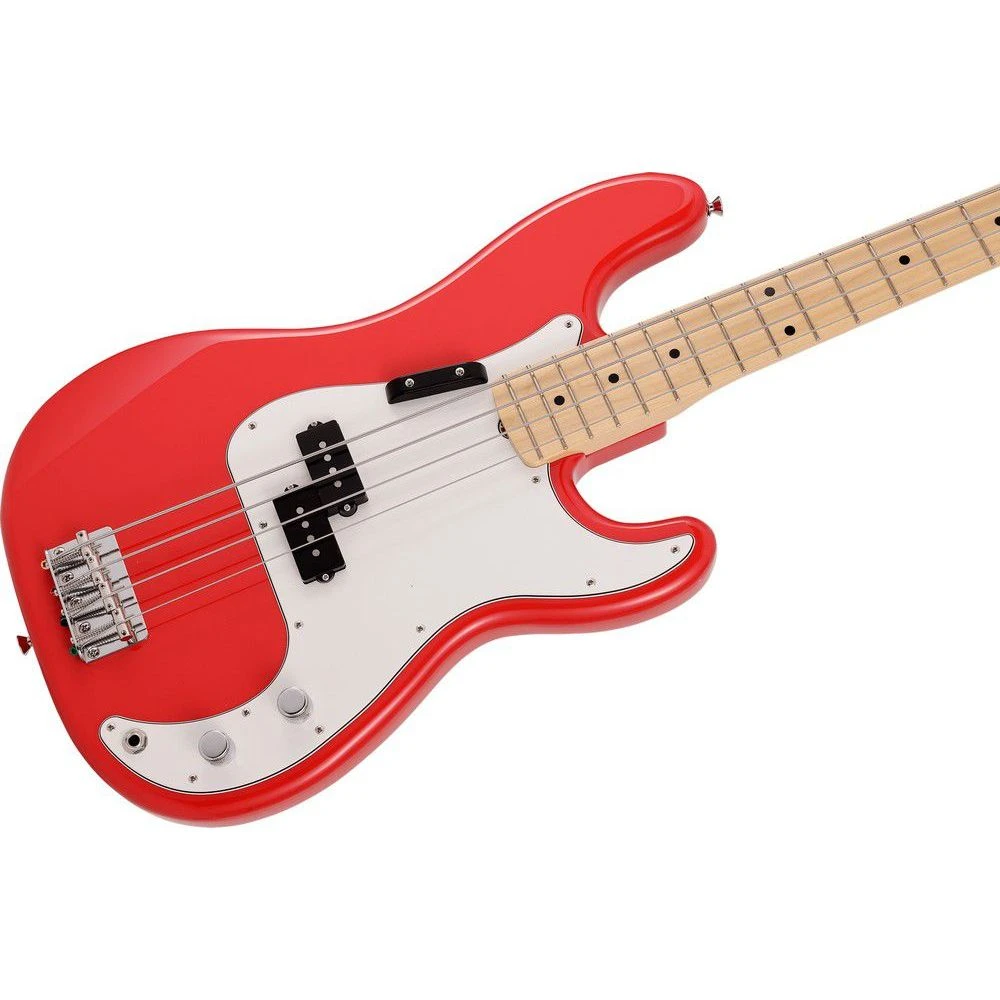 Fender MIJ Ltd International Color Precision Bass MN, Morocco Red - Image 3