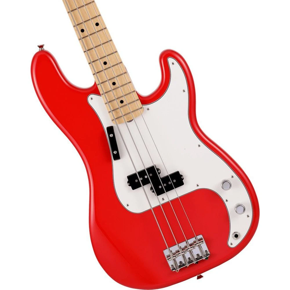 Fender MIJ Ltd International Color Precision Bass MN, Morocco Red - Image 4