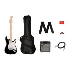 Squier Sonic Stratocaster Pack MN, Black