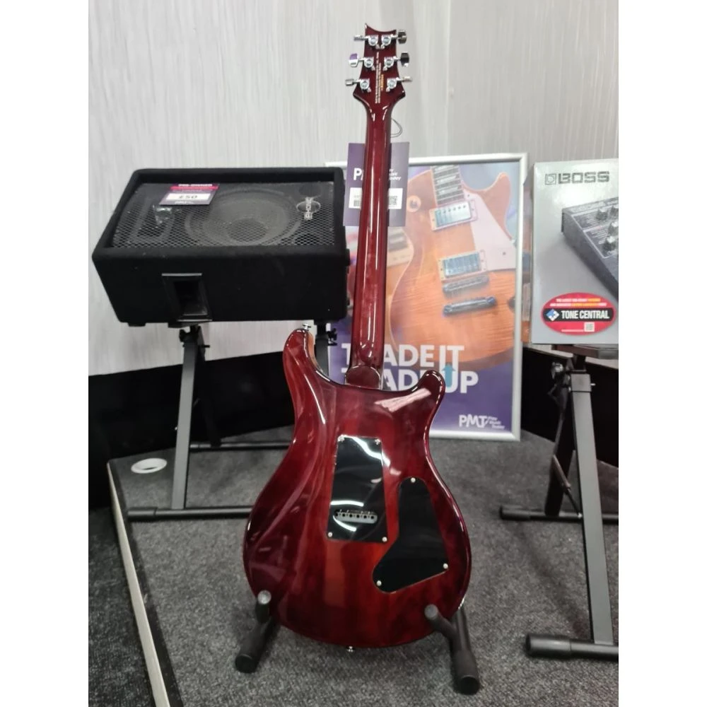 Pre-Owned PRS SE Custom 24 Left-Handed, Tobacco Sunburst - Image 3