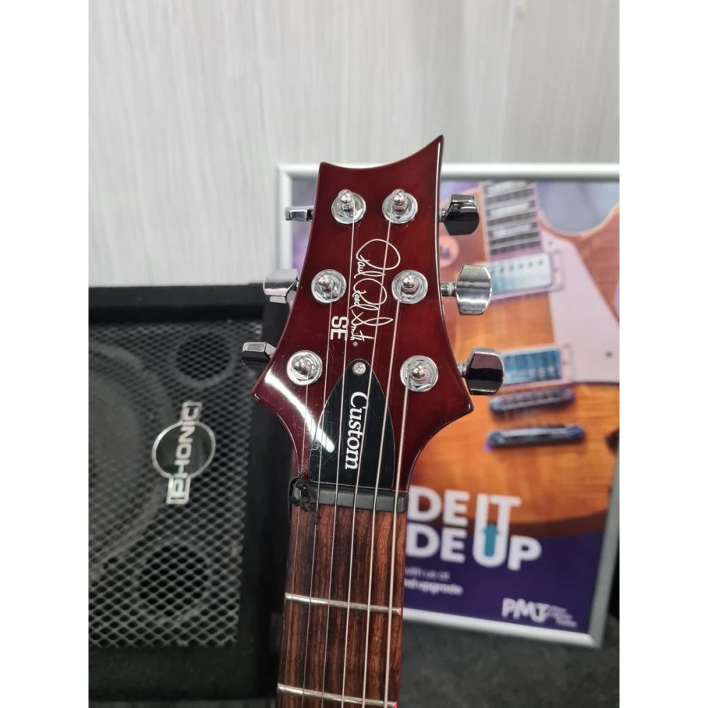 Pre-Owned PRS SE Custom 24 Left-Handed, Tobacco Sunburst - Image 4