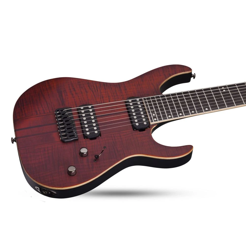 Schecter Banshee Elite-8 In Cat's Eye Pearl - Image 2